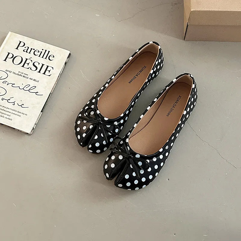 Trend Retro Split Toe Mary Jane Shoes