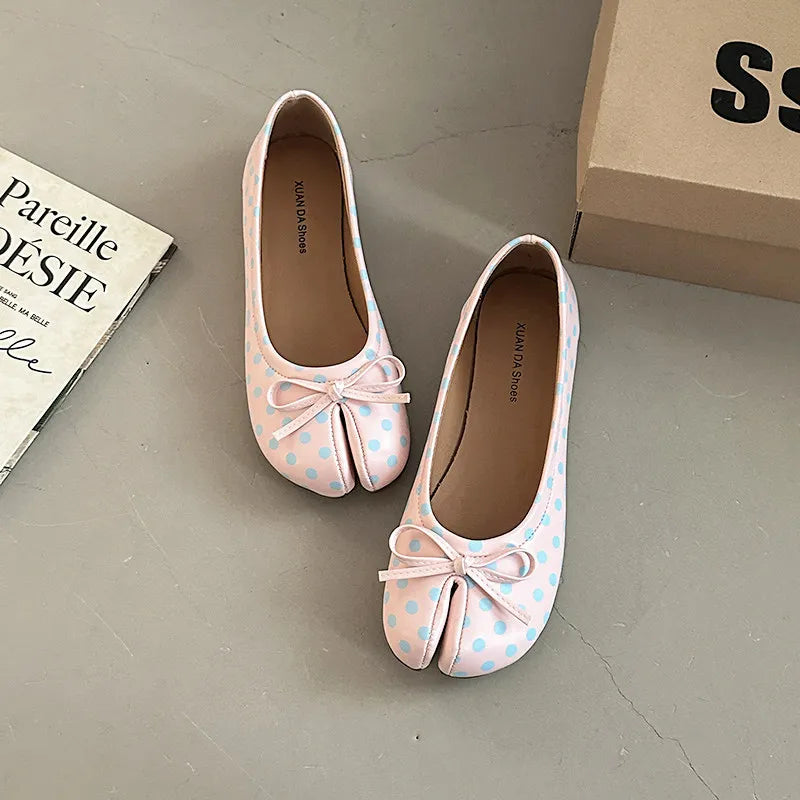 Trend Retro Split Toe Mary Jane Shoes