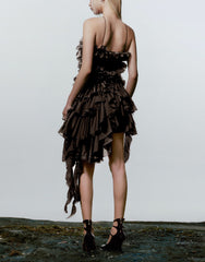 Sleeveless Off-Shoulder A-Line Dress