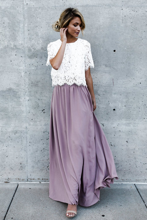 Marry Me Lace Short Sleeve Top - 3 Colors