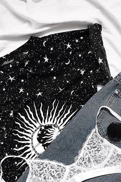 My Tee Print Black&White Tee - 2 Colors