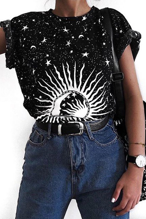 My Tee Print Black&White Tee - 2 Colors