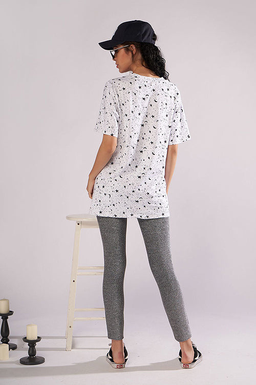 My Tee Print Black&White Tee - 2 Colors