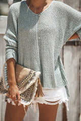 Love for The First Sight Loose Knit Blouse - 3 Colors