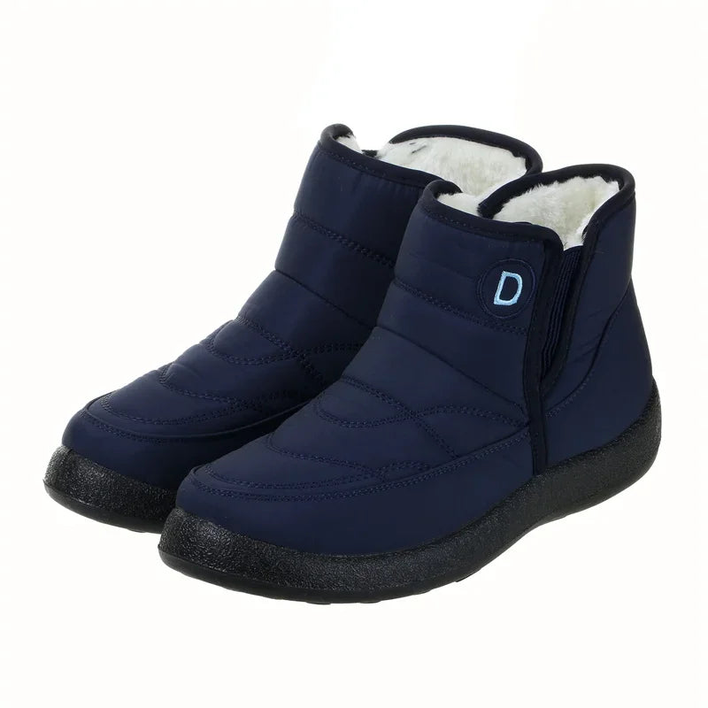 Warm Plush Couples Ankle Boots