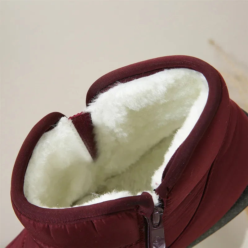 Warm Plush Couples Ankle Boots