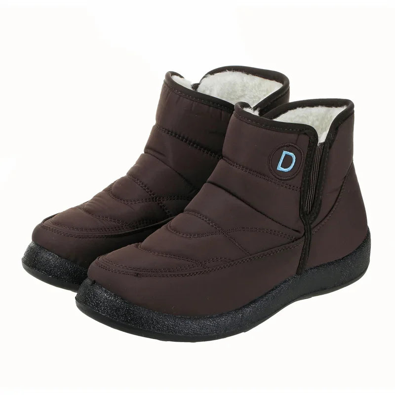 Warm Plush Couples Ankle Boots