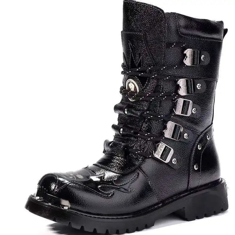 Winter Men Motorcycle Boots