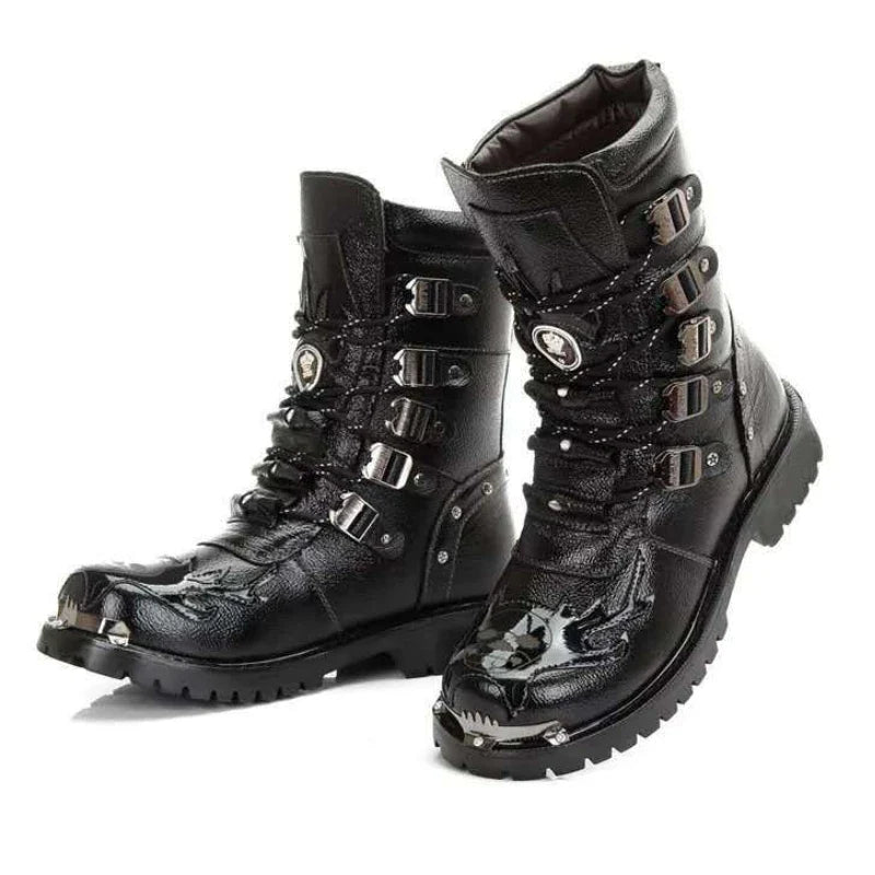 Winter Men Motorcycle Boots