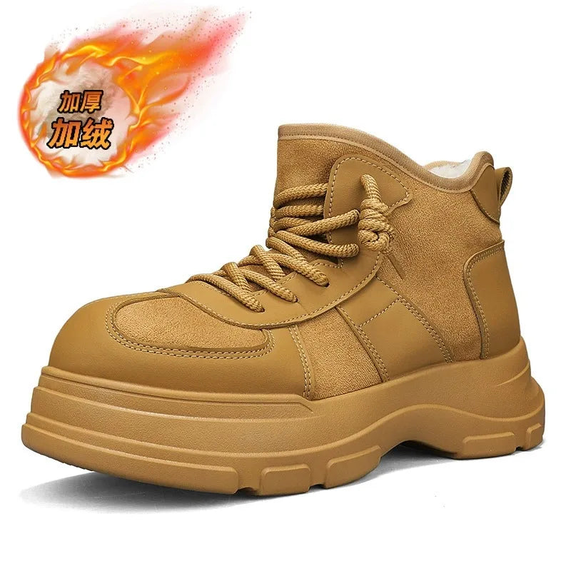 Winter Mens Platform Snow Boots
