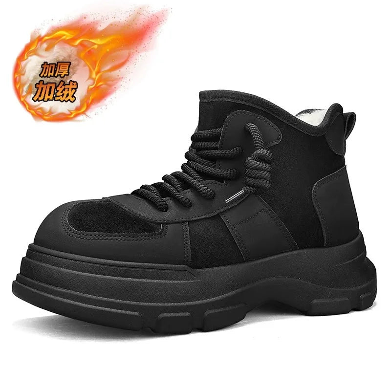 Winter Mens Platform Snow Boots