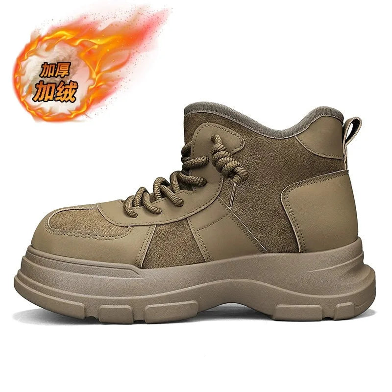 Winter Mens Platform Snow Boots