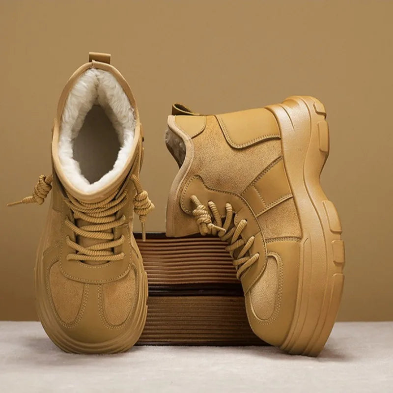 Winter Mens Platform Snow Boots