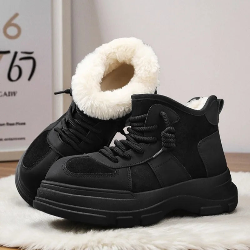 Winter Mens Platform Snow Boots