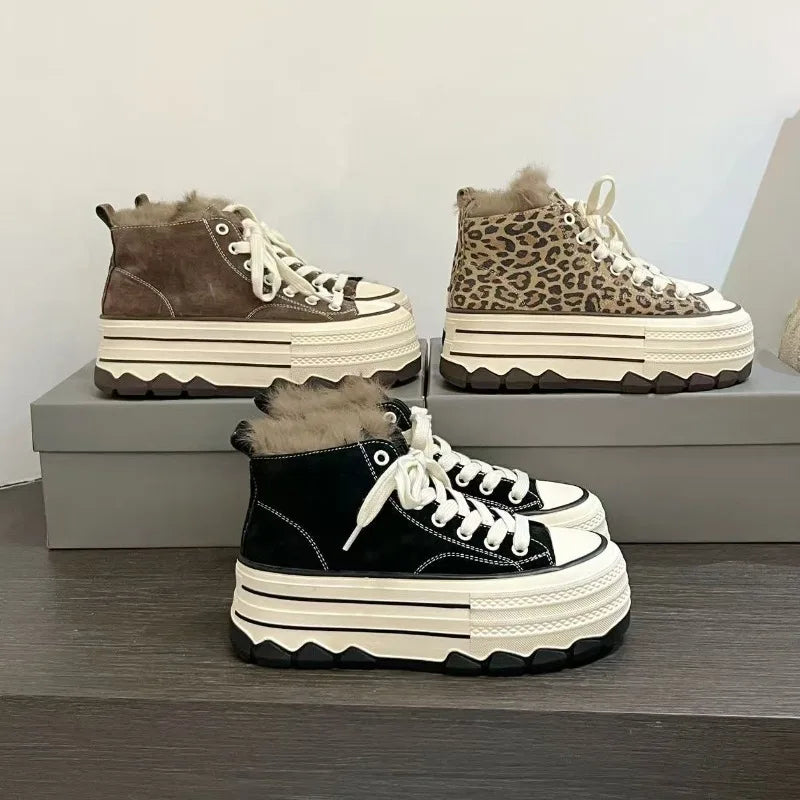 Winter Plush High-top Boots