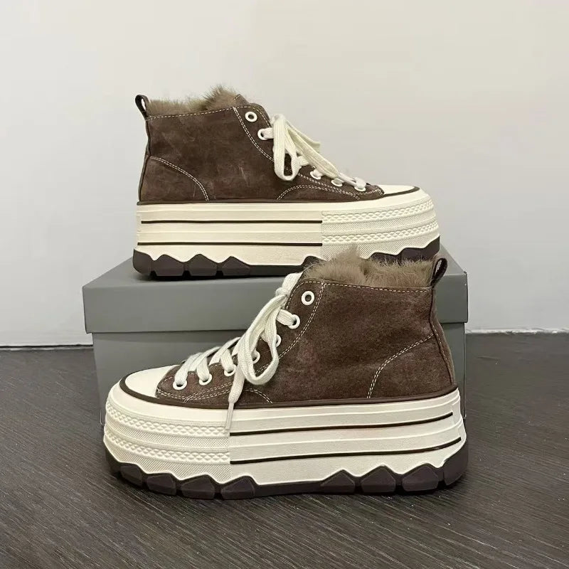 Winter Plush High-top Boots