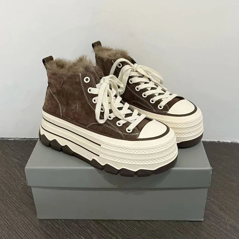 Winter Plush High-top Boots
