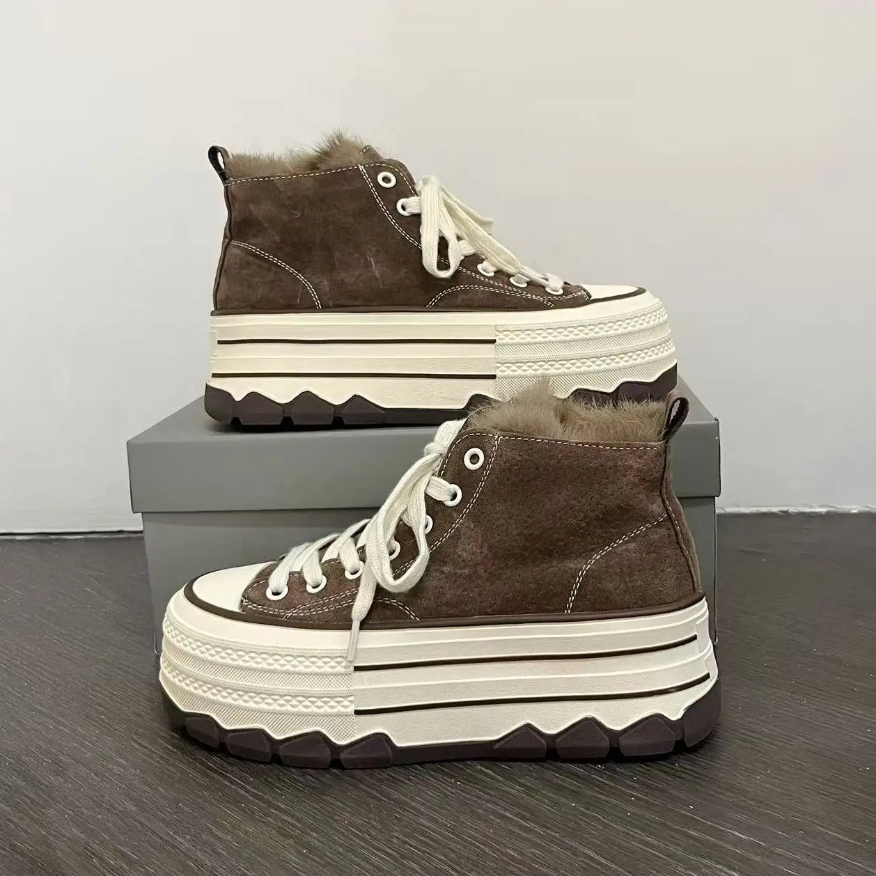 Winter Plush High-top Boots