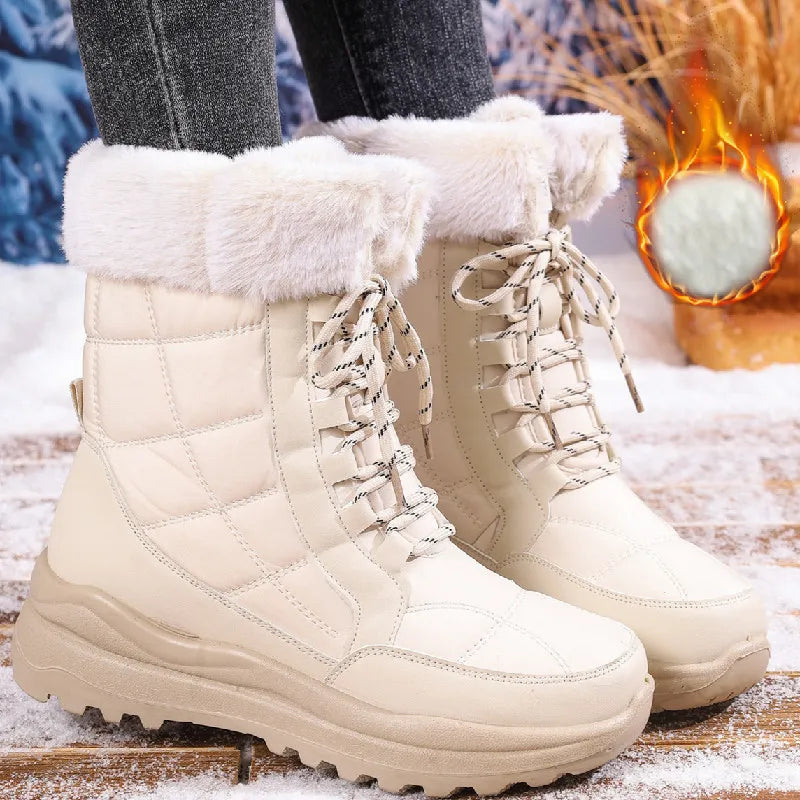 Winter Plush Warm Snow Boots