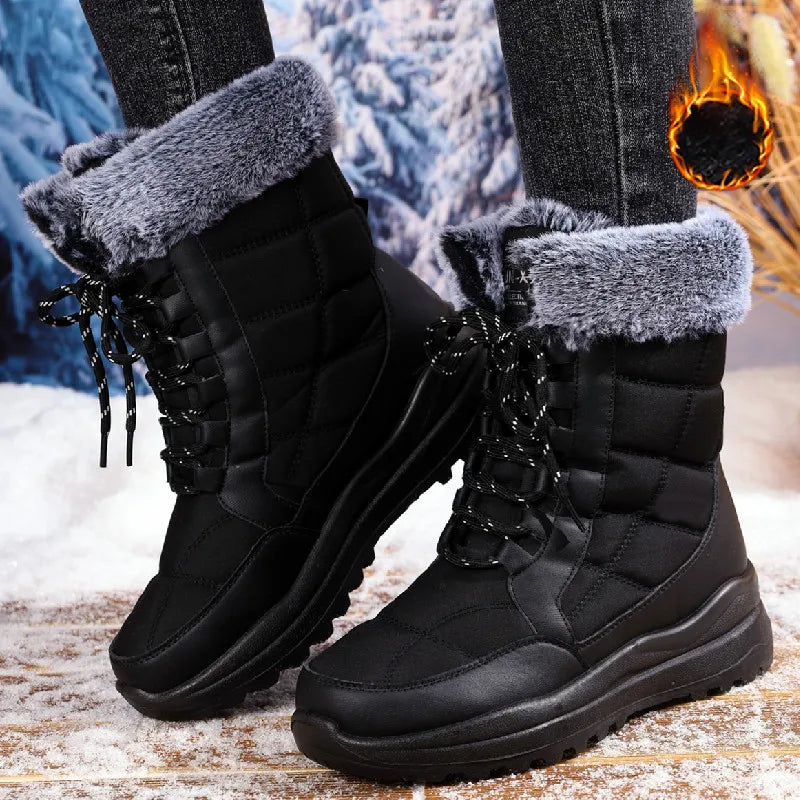Winter Plush Warm Snow Boots