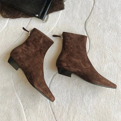 Winter Suede Ankle Boots