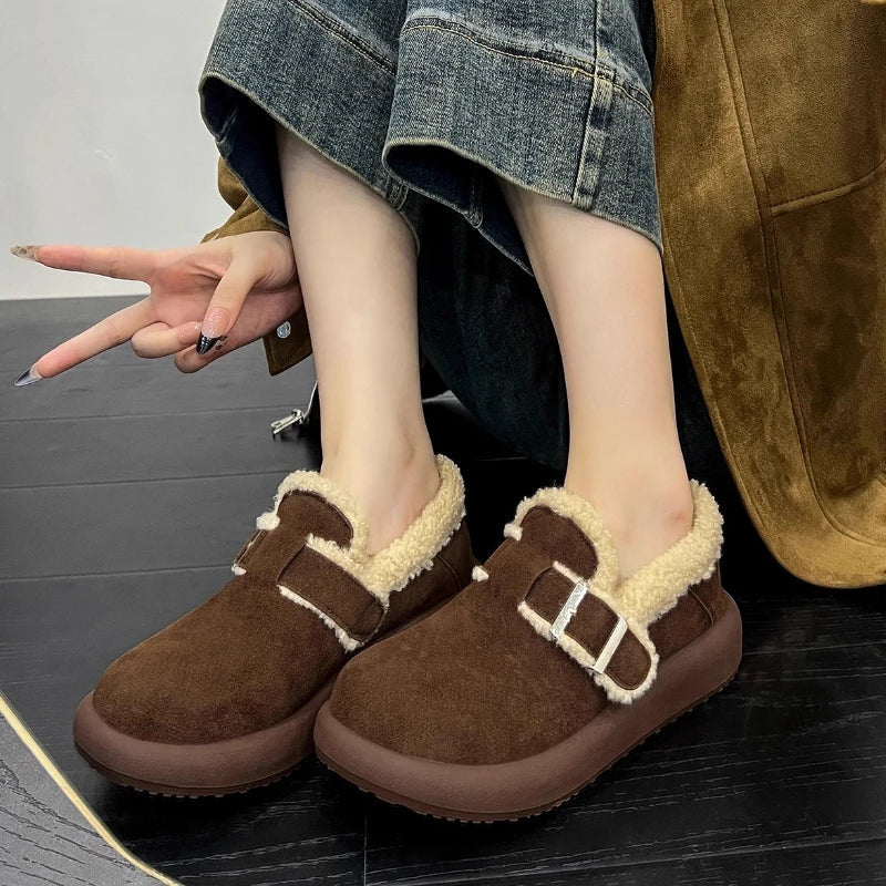 Winter Warm Fluffy Snow Boots
