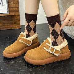 Winter Warm Fluffy Snow Boots