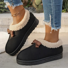 Winter Women's Slipper Fuzzy Fur Anti-slip Soft Sole Outdoor Indoor Warm Comfort Men Leisure Plush Houseshoes Couple