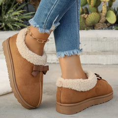 Winter Women's Slipper Fuzzy Fur Anti-slip Soft Sole Outdoor Indoor Warm Comfort Men Leisure Plush Houseshoes Couple