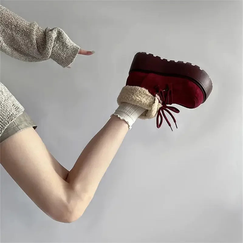 Winter platform Snow Boots