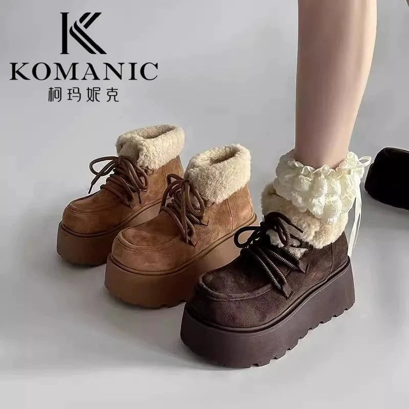 Winter platform Snow Boots