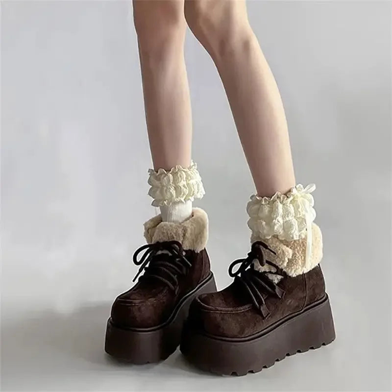 Winter platform Snow Boots