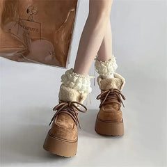 Winter platform Snow Boots