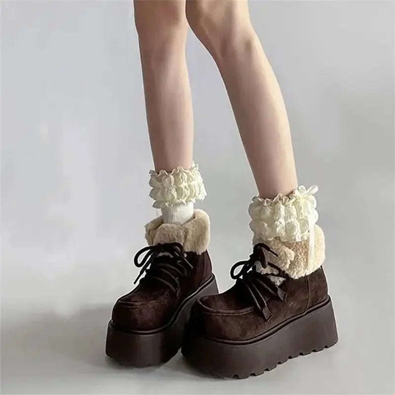 Winter platform Snow Boots