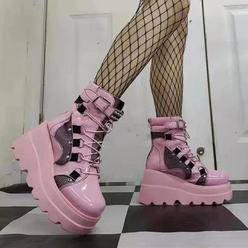 Women Punk Boots