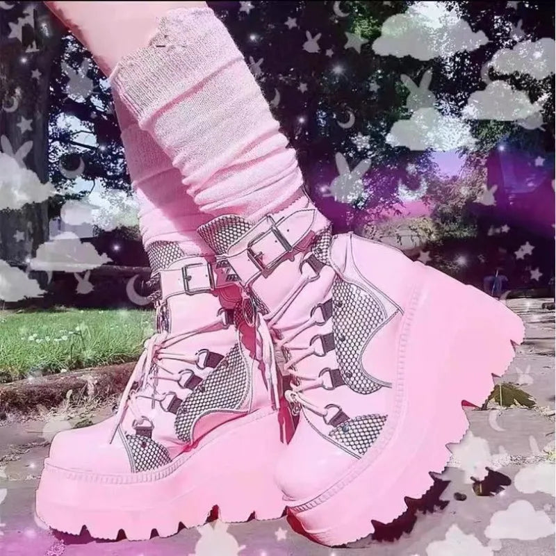 Women Punk Boots