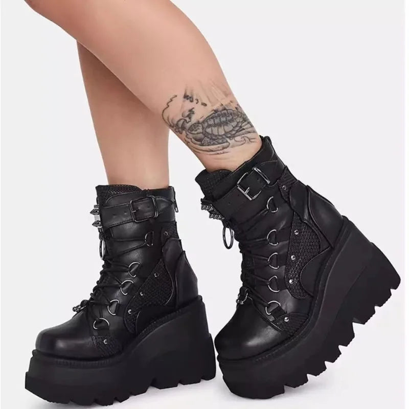 Women Punk Boots