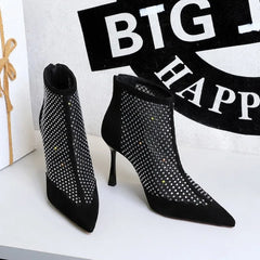 Women's High Heel Short Boots