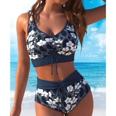 Push-Up Bikini Set Two-Piece Panties Swimwear Slim-Fit Tummy Control Bikini Sets