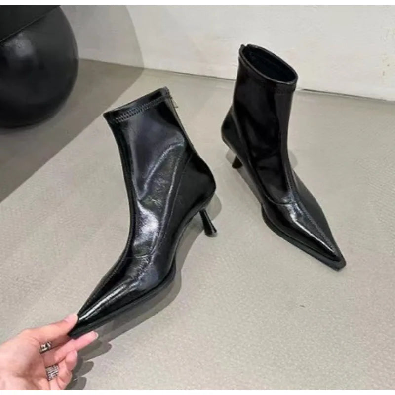 Women's Sexy Pointed Toe Ankle Boots