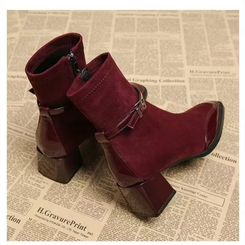 Women's Suede Ankle Boots