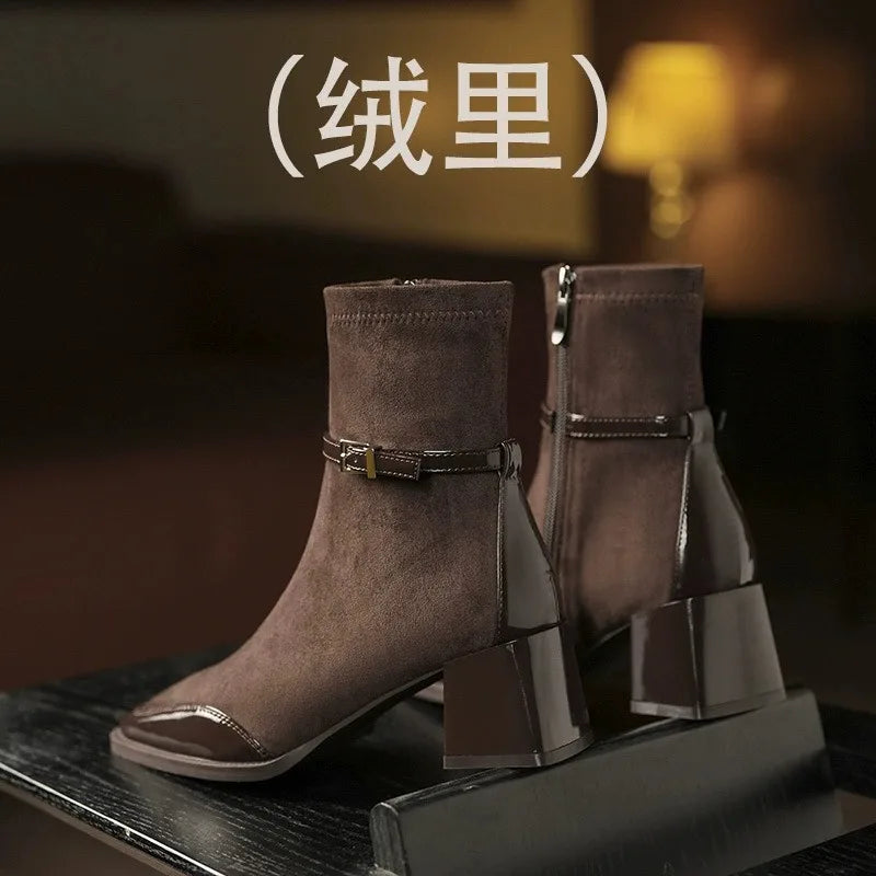 Women's Suede Ankle Boots