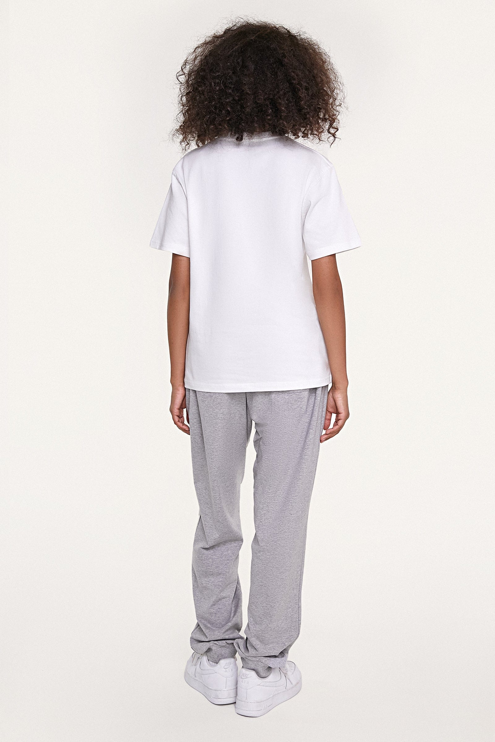 Women's White Chest-Pocket Cotton T-Shirt