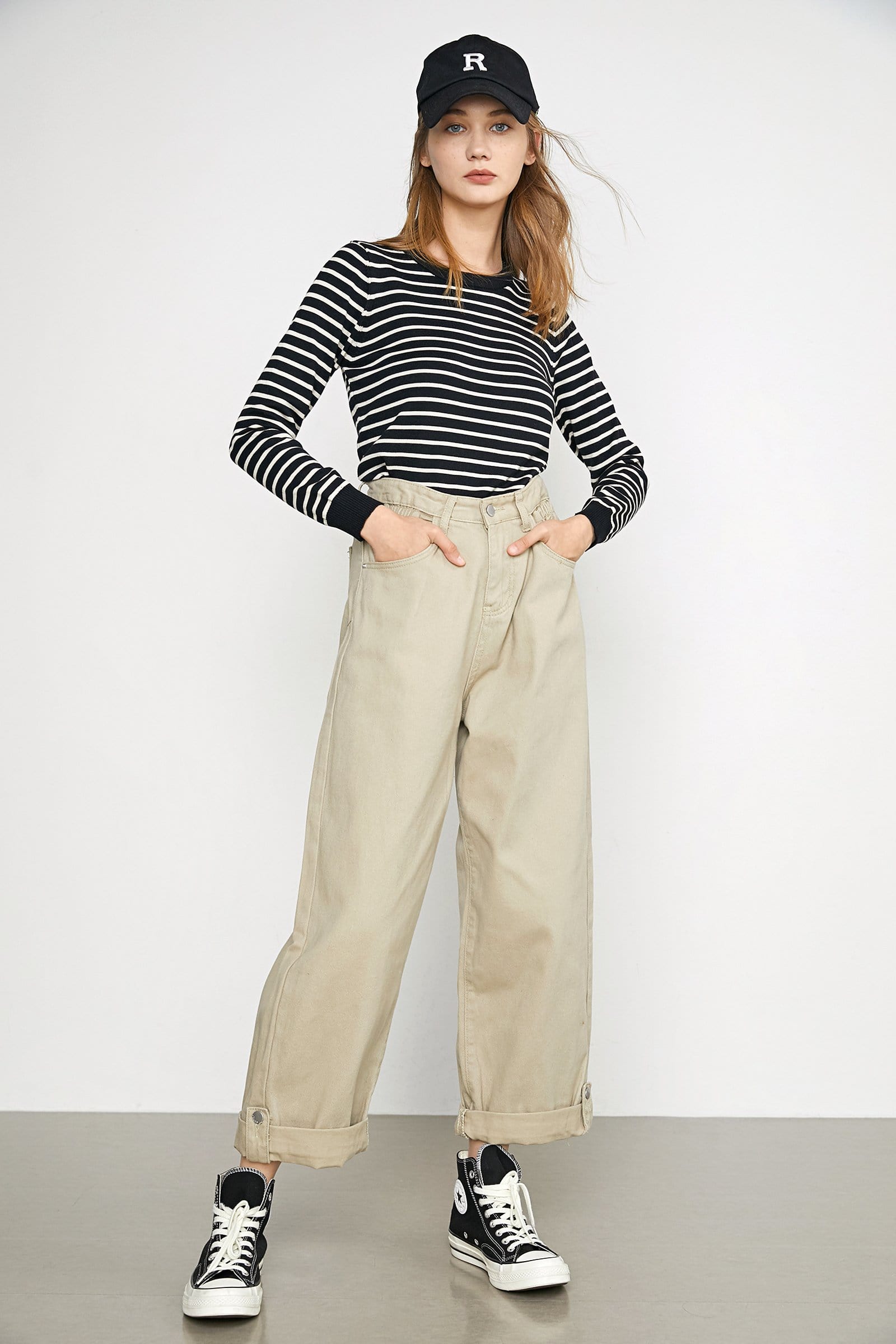 Virgil Black Striped  Sweater