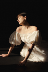 Ivory Garland Garden Dress