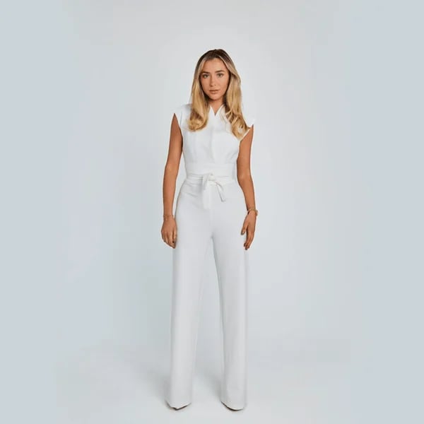 Sleeveless Wide-Leg Jumpsuit