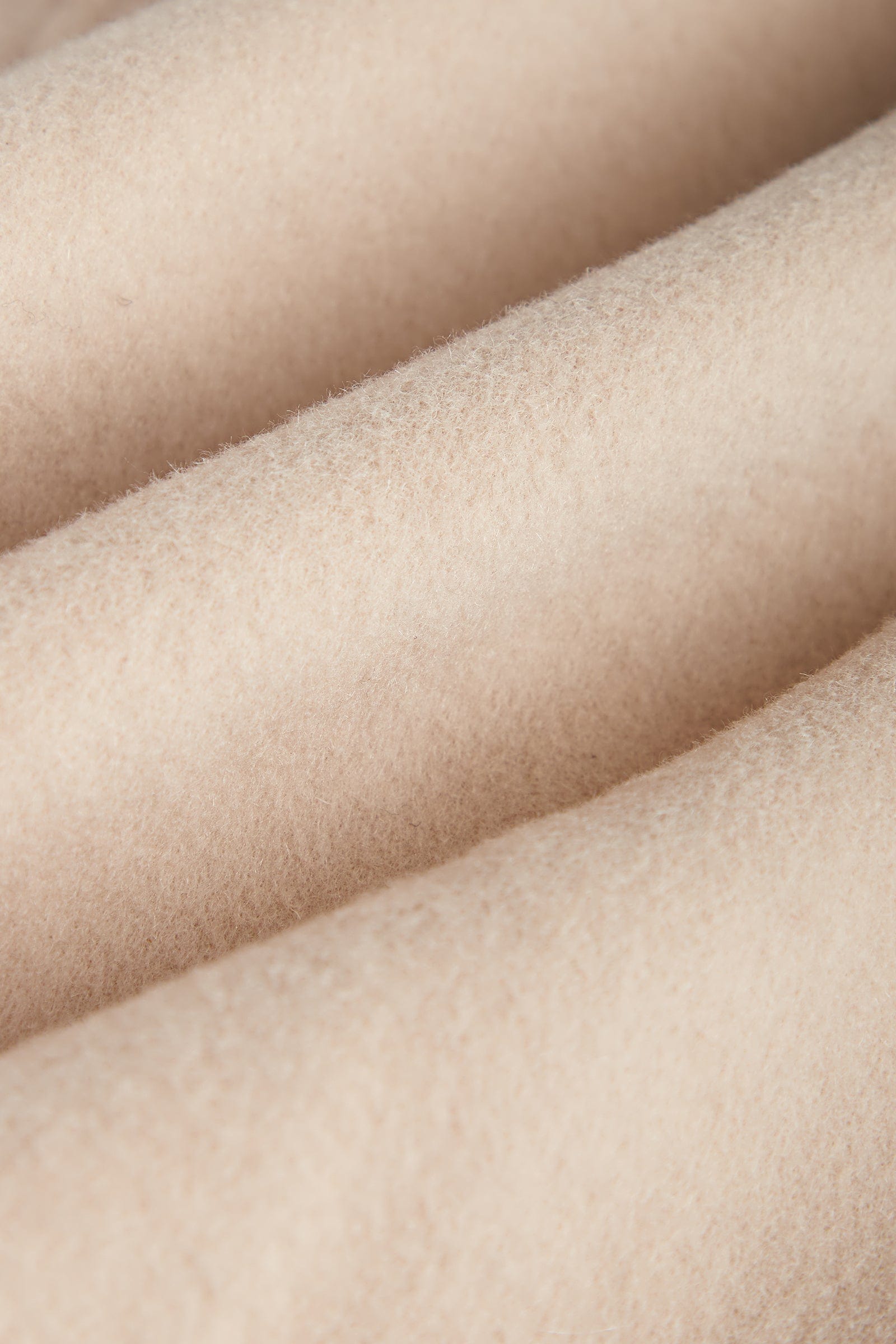 Fulvio Beige Premium Wool Single Breast Coat