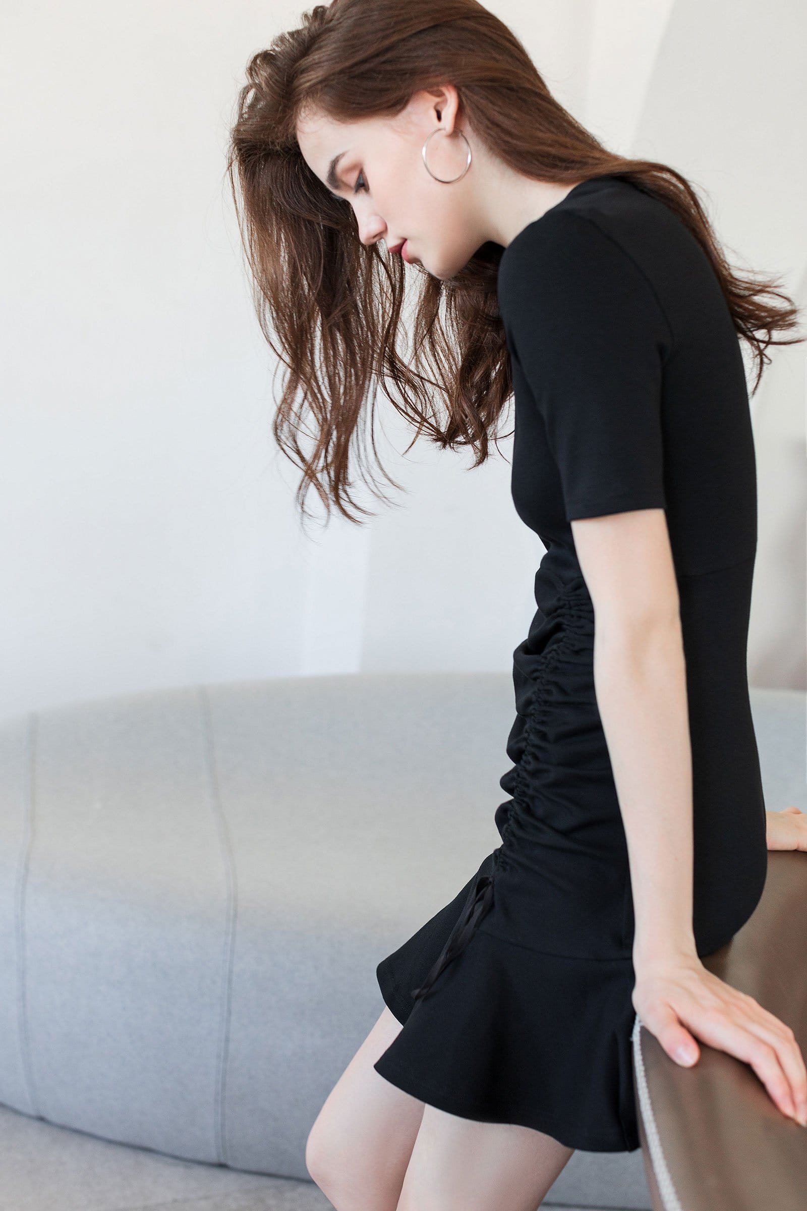 Sofia Black Mini Dress