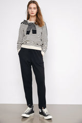 Virgil Ivory Striped Sweater