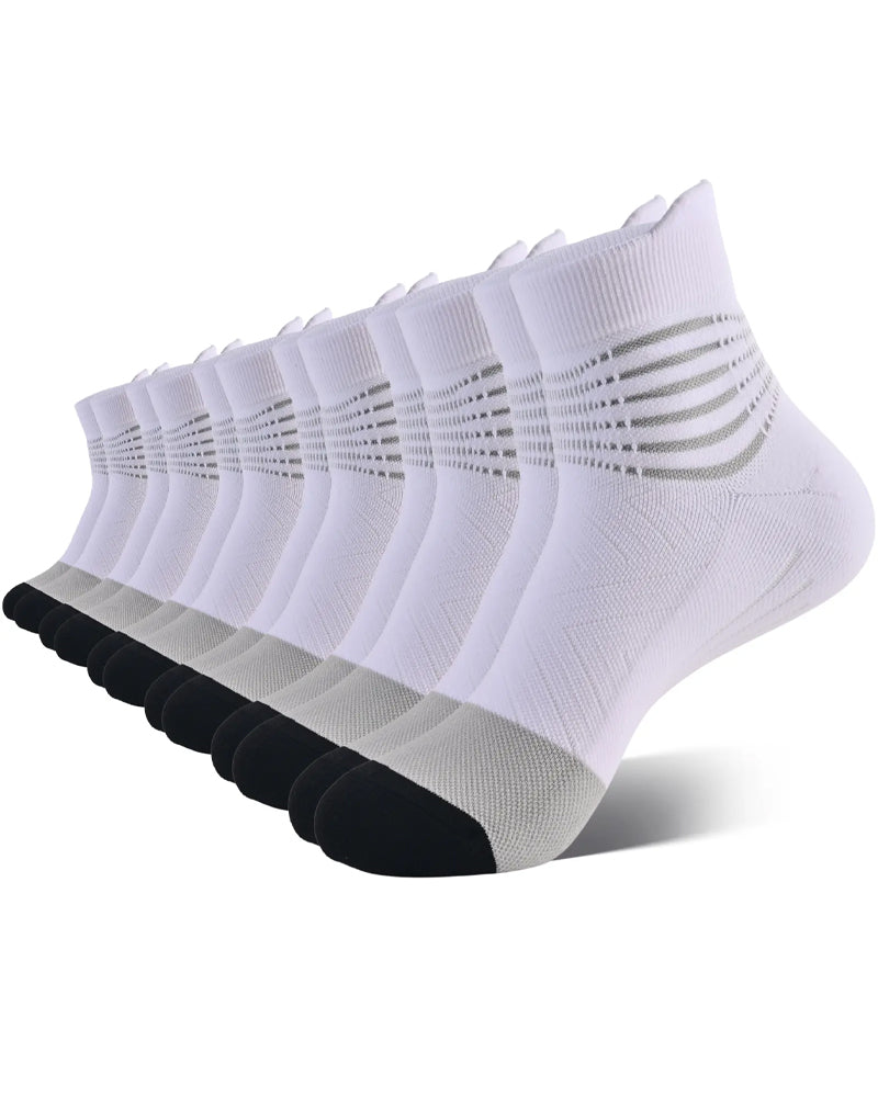 6-Pack of Compression Ankle Support Socks